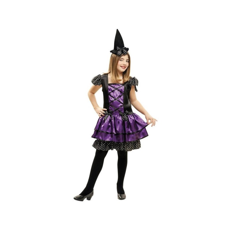 DISFRAZ BRUJA ROSA MORADO 3-4 AÑOS