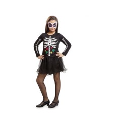 DISFRAZ CALAVERA DULCE 5-6 AÑOS NIÑA