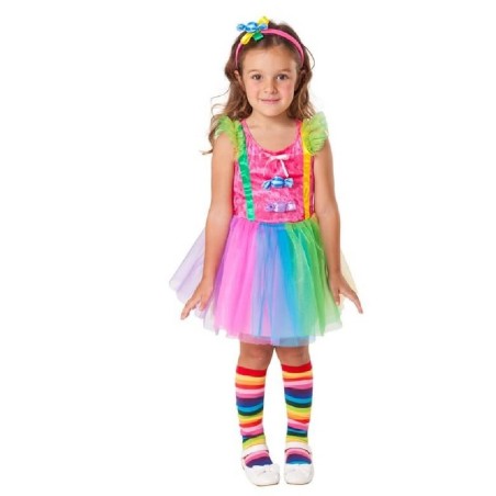 DISFRAZ SWEET CANDY TUTU COLORES 1-2 AÑO