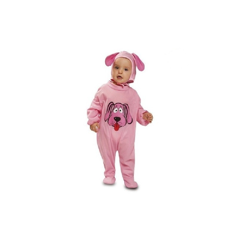 DISFRAZ BEBE PERRITA ROSA 0-6 MESES