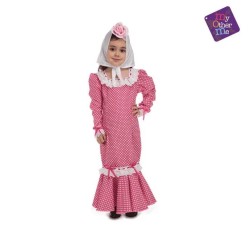 DISFRAZ CHULAPA MADRILEÑA ROSA NIÑA 0-6  2