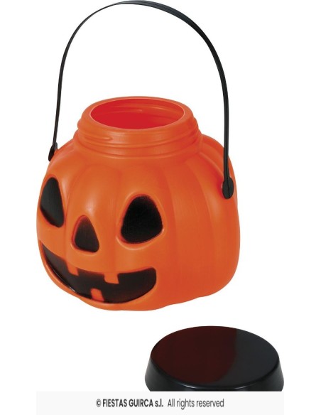 Calabaza cesto con tapa 15 cm