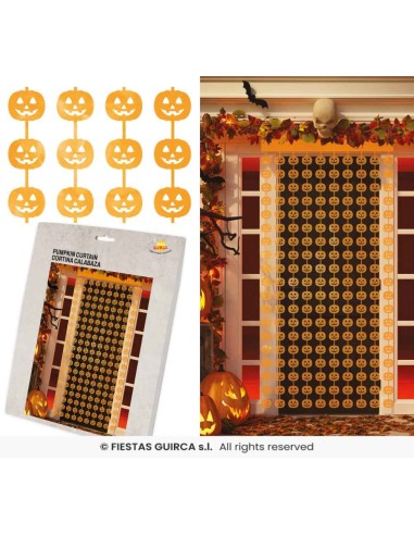 Cortina pvc 100x200 cm   calabazas