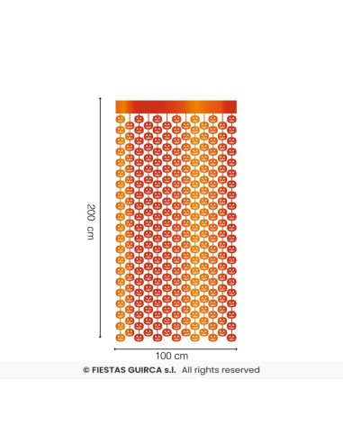 Cortina pvc 100x200 cm   calabazas