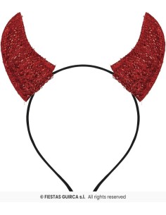 Diadema cuernos glitter 2