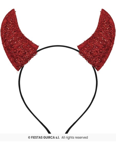 Diadema cuernos glitter