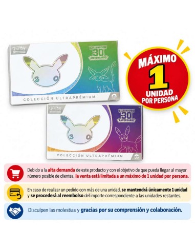 Caja Ultra Premium Pokemon 30th aniversa