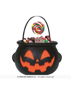 Caldero calabaza 16x20 cm   infantil