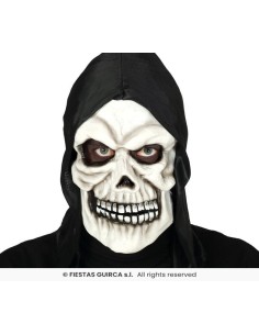 Mascara calavera con capucha   vinilo