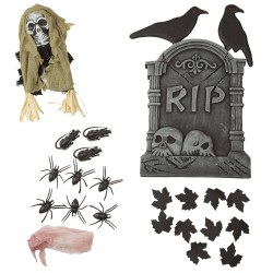 SET DE DECORACIÓN HALLOWEEN 54 X 40 X 8 