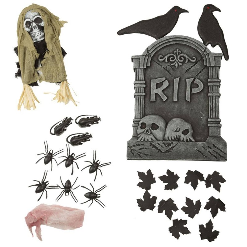 SET DE DECORACIÓN HALLOWEEN 54 X 40 X 8 