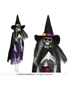 Colgante bruja esqueleto con   vestido 4 2