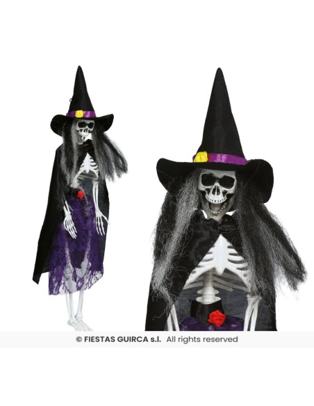 Colgante bruja esqueleto con   vestido 4