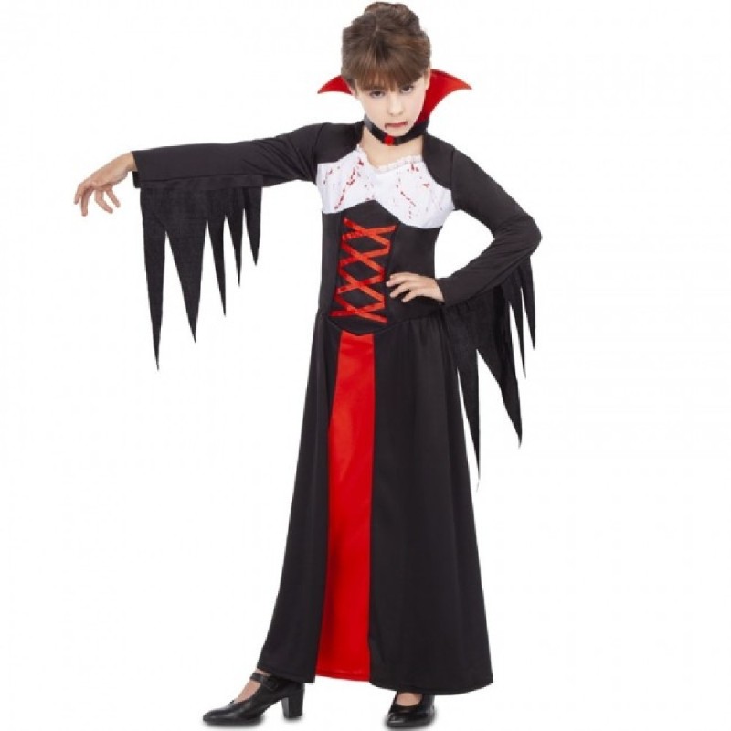 DISFRAZ VAMPIRESA SANGRIENTA 7-9 AÑOS