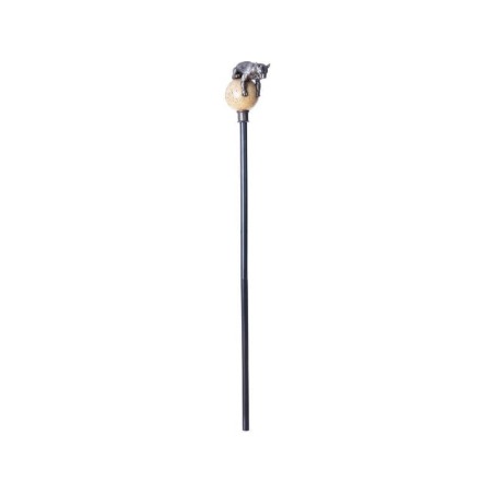 BASTON CON BOLA Y LEOPARDO 109 CM