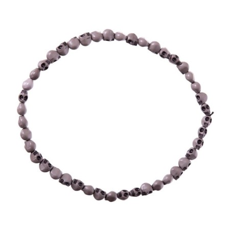COLLAR CALAVERAS GRIS 54 CM