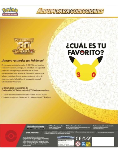 Pokémon Álbum 30th Aniversario
