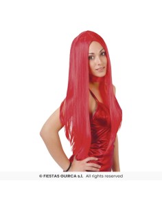 Peluca melenas roja