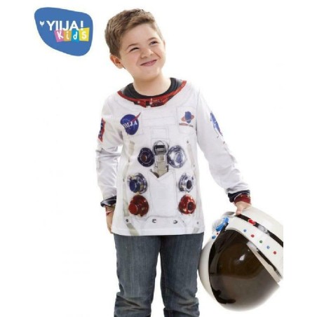 CAMISETA DISFRAZ ASTRONAUTA 4-6 AÑOS
