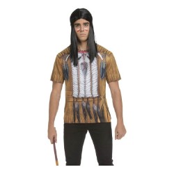 DISFRAZ CAMISETA INDIO T. M