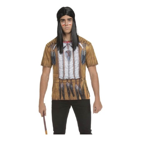 DISFRAZ CAMISETA INDIO T. M