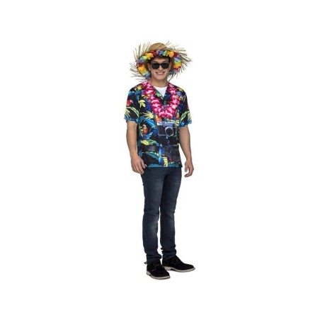 DISFRAZ CAMISETA HAWAIANO T.M