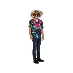 DISFRAZ CAMISETA HAWAIANO T.L 2