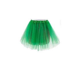 TUTU INFANTIL VERDE OSCURO 30 CM