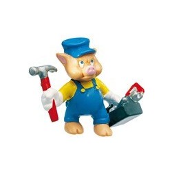 FIGURA CERDITO TRABAJADOR   LOS 3 CERDIT