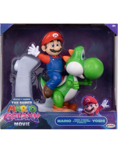 Mario Riding Yoshi Figura 20.3cm