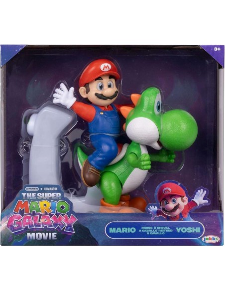 Mario Riding Yoshi Figura 20.3cm