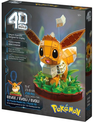 Puzzle 4D Maqueta Eevee 238 piezas Pokém