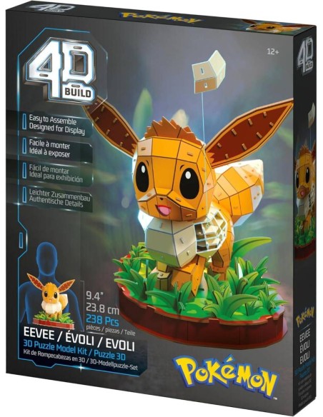 Puzzle 4D Maqueta Eevee 238 piezas Pokém