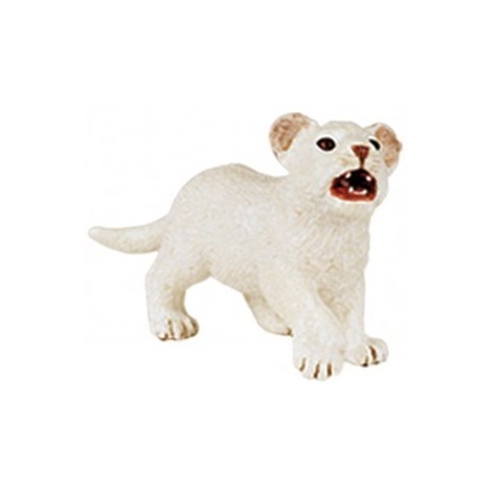 FIGURA CRIA LEON BLANCO ( PAPO )