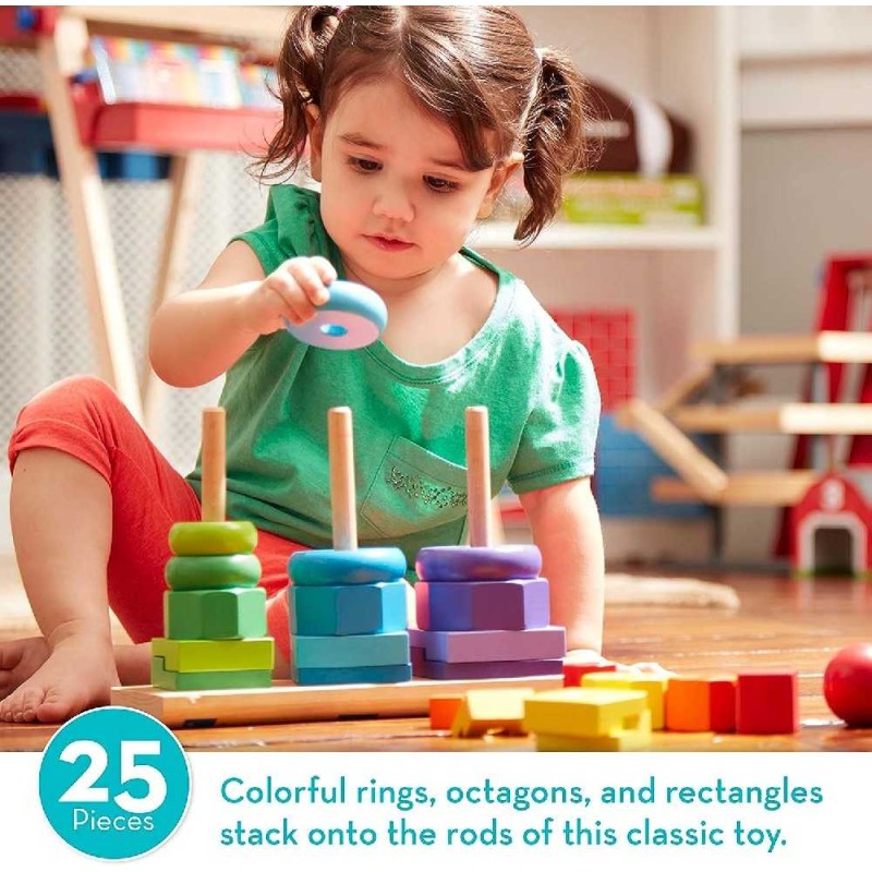 Melissa & Doug Apilador Geometrico 