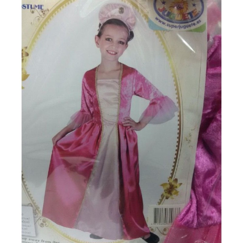 DISFRAZ  PRINCESA FUXIA 4-6 AÑOS