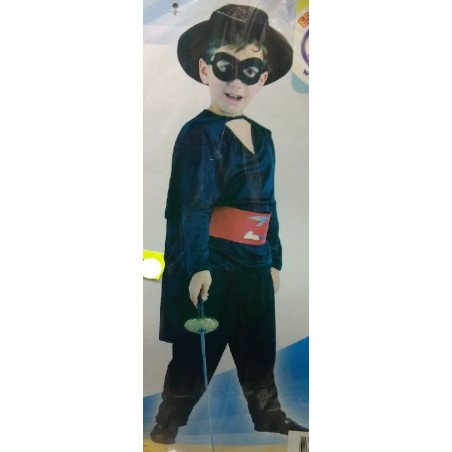 DISFRAZ  ZORRO BANDIDO 7-9 AÑOS