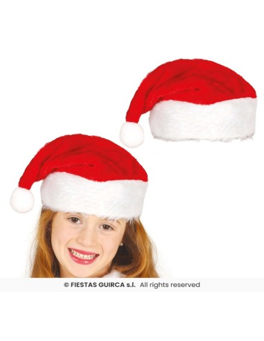 GORRO PAPA MAMA NOEL LUJO  INFANTIL 34 C