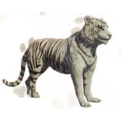 FIGURA TIGRE DE BENGALA BLANCO