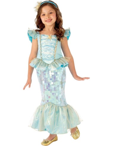 DISFRAZ SIRENA AZUL 3-4 AÑOS