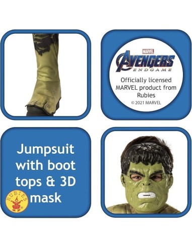 Disfraz Hulk Endgame Classic 12-14 AÑOS