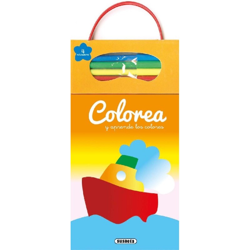 LIBRO COLOREA Y APRENDE LOS COLORES