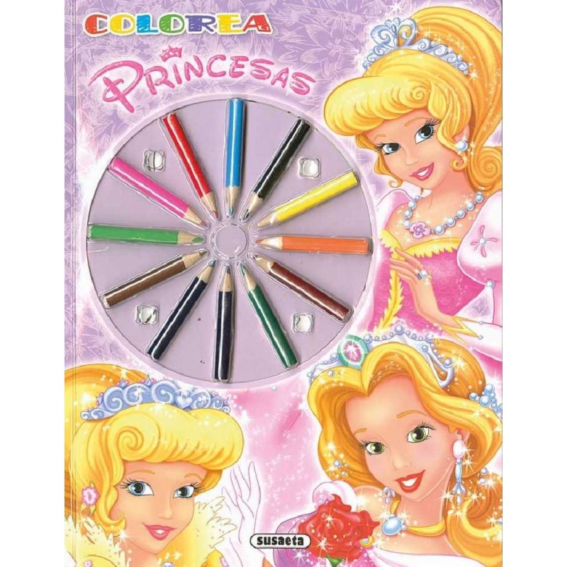 LIBRO COLOREA PRINCESAS