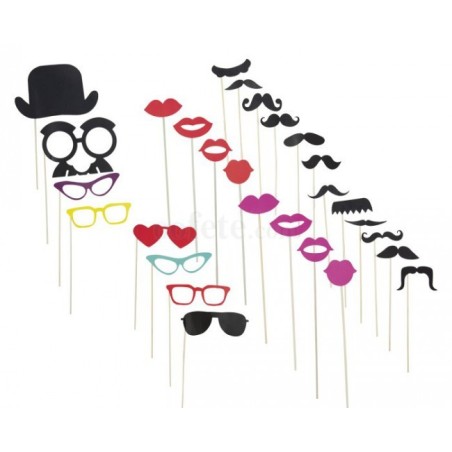 JUEGO ACCESORIOS PHOTOCALLS MASCARAS BIG