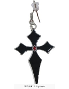 Pendientes cruces goticas 2
