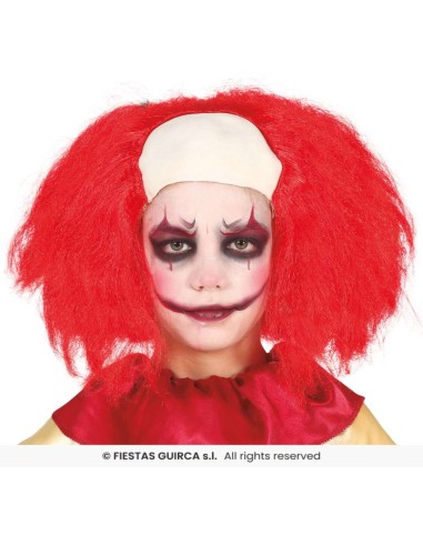 Peluca calva payaso infantil