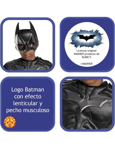 DISFRAZ BATMAN BLACK LINE DELUXE 5-6 AÑO