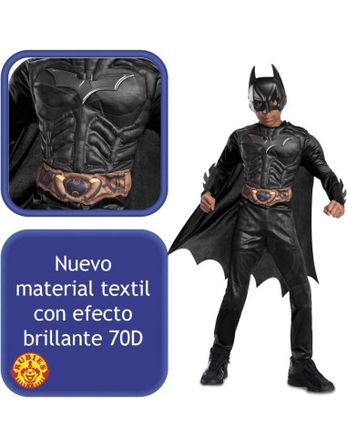 DISFRAZ BATMAN BLACK LINE DELUXE 5-6 AÑO