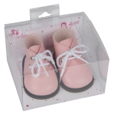 SET BOTAS ROSA PARA MUÑECAS DE 42-45 CM