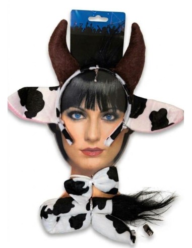 CONJUNTO SET VACA VAQUITA DIADEMA